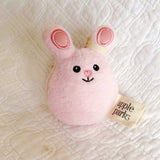 Mini Bunny Organic Cotton Rattles by Apple Park, From Birth