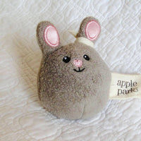 Mini Bunny Organic Cotton Rattles by Apple Park, From Birth