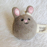 Mini Bunny Organic Cotton Rattles by Apple Park, From Birth