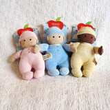 First Baby Doll in Pink, Organic Cotton by Apple Park, Ages 3 mo.+