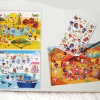 Around the World Transfers Craft Kit by Djeco, Ages 4+