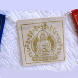 Miniature Tibetan Prayer Flag Garlands, THREE sets, Hand Made, Fair Trade
