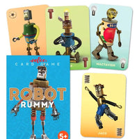 eeBoo Robot Rummy Playing Cards, Ages 5+