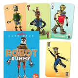 eeBoo Robot Rummy Playing Cards, Ages 5+