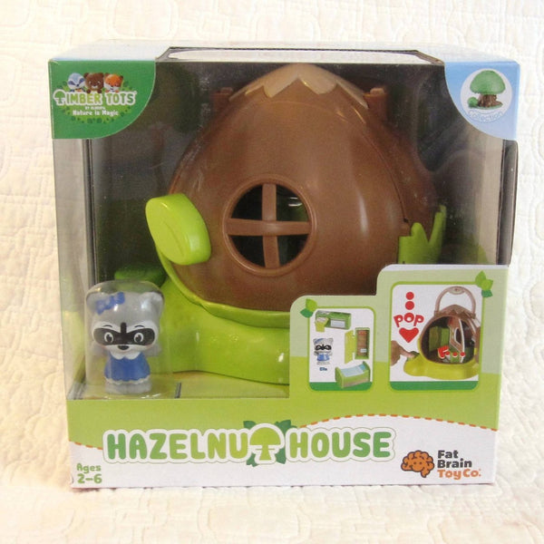 Timber Tots Hazelnut House, Take-Along Playhouse, Ages 2+