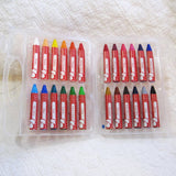 Faber-Castell Beeswax Crayons in a Durable Storage Case, 24 Bright Colors, Ages 3+