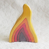 Grimm's Small Fire Wooden Stacker, Ages 3+
