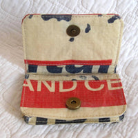 “Diamond Elephant” Cardholder Wallet, Made From Recycled Cement Bags, Fair Trade
