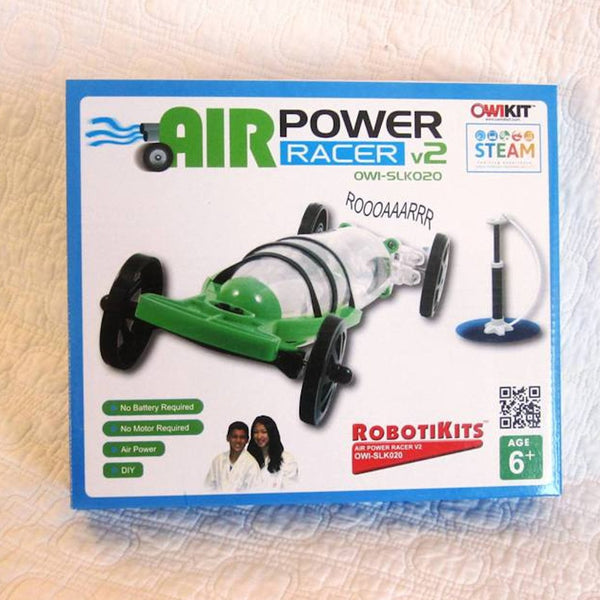 OWI Robotikits Air Power Racer Kit, No Batteries, Alternative Energy, Ages 6+