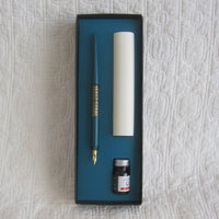 Belle Epoque Historical Writing Set, Fountain Pen and Ink