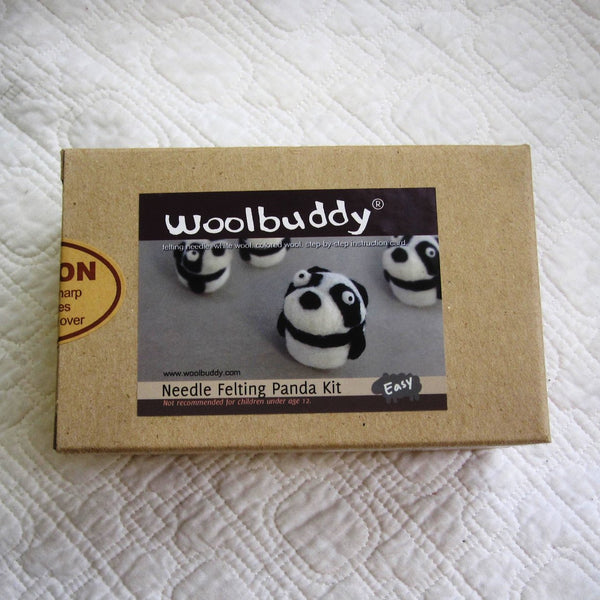 Felting Craft Kit, Create a Cute Panda, Ages 12 to Adult