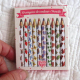 "Aiko" Little Notebooks and Pencils — Adorable! French Artist Designed, Ages 6+