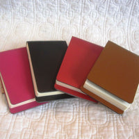 Recycled Leather Memo Pad Holders, Italian Modern Style by San Lorenzo